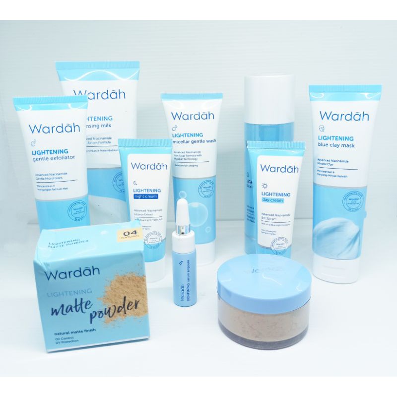 Wardah Lightening Paket Skincare 9 in 1