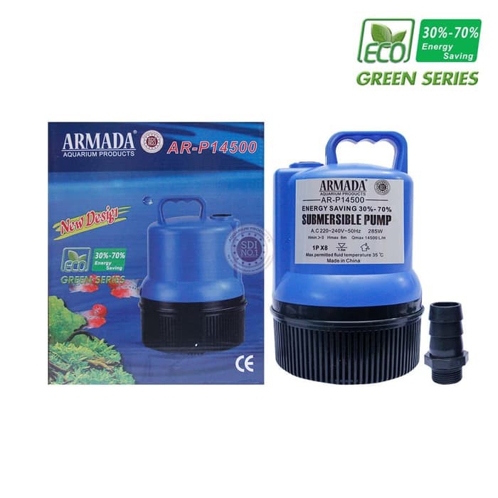 POMPA AIR CELUP LOW WATT AQUARIUM ARMADA AR-P 14500 SUMBERSIBLE PUMP