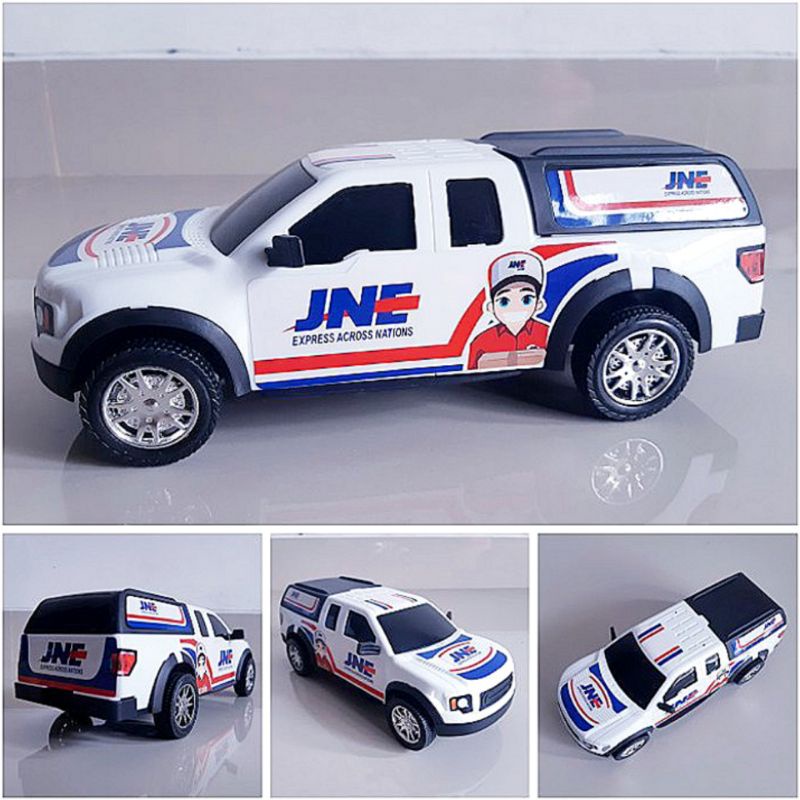Mainan Mobil Operasional JNE Murah Jalan Dorong Jeep SUV Double Cabin Mobilan Bahan Diecast Anak Cow