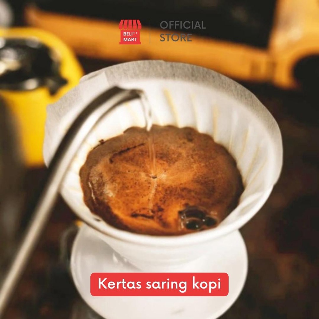 Kertas Saring Kopi | Filter Saringan Coffee 100 pcs | Coffee Paper - Coffee Pad - Kertas Filter Kopi