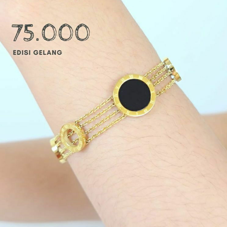 GELANG RANTAI RAMPLE HITAM