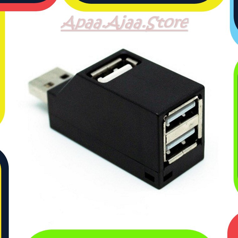 Bayar Ditempat Unitek Mini Super Speed USB 2.0 Hub 3 Ports - Y-2153