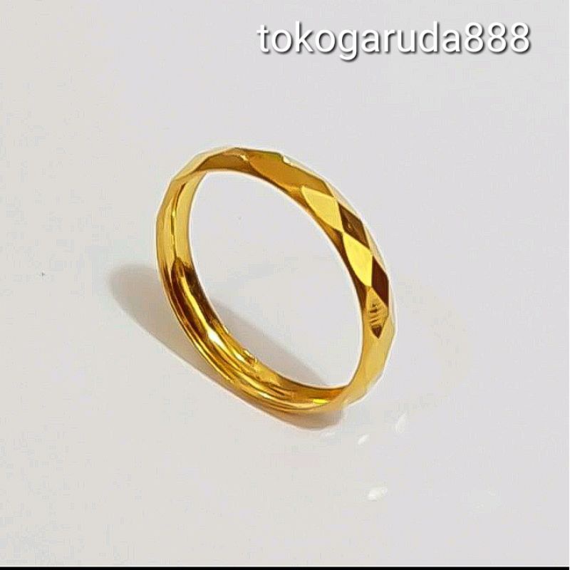 cincin anak dan dewasa emas asli model kristal kadar 700 70% 16k 22 2gram 11 12 13 14 15 16 17 18 lilit