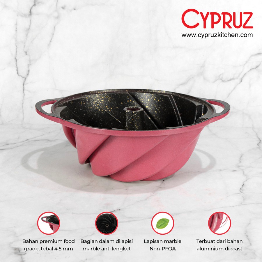 Cypruz Cake Bundt Pan / Loyang Marissa LC-0565