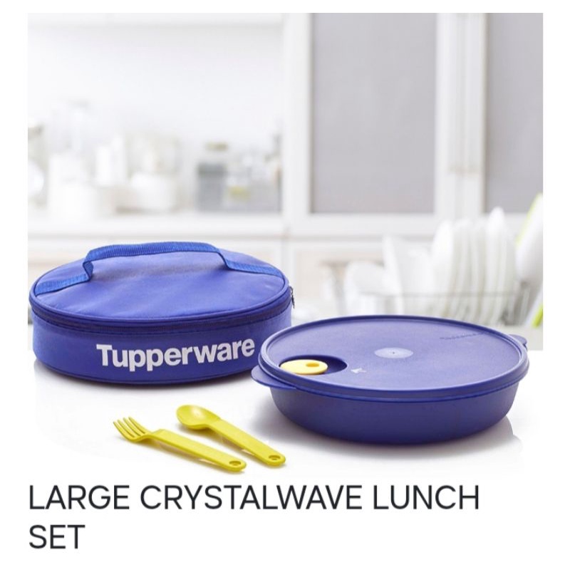 Large Crystalwave lunch set