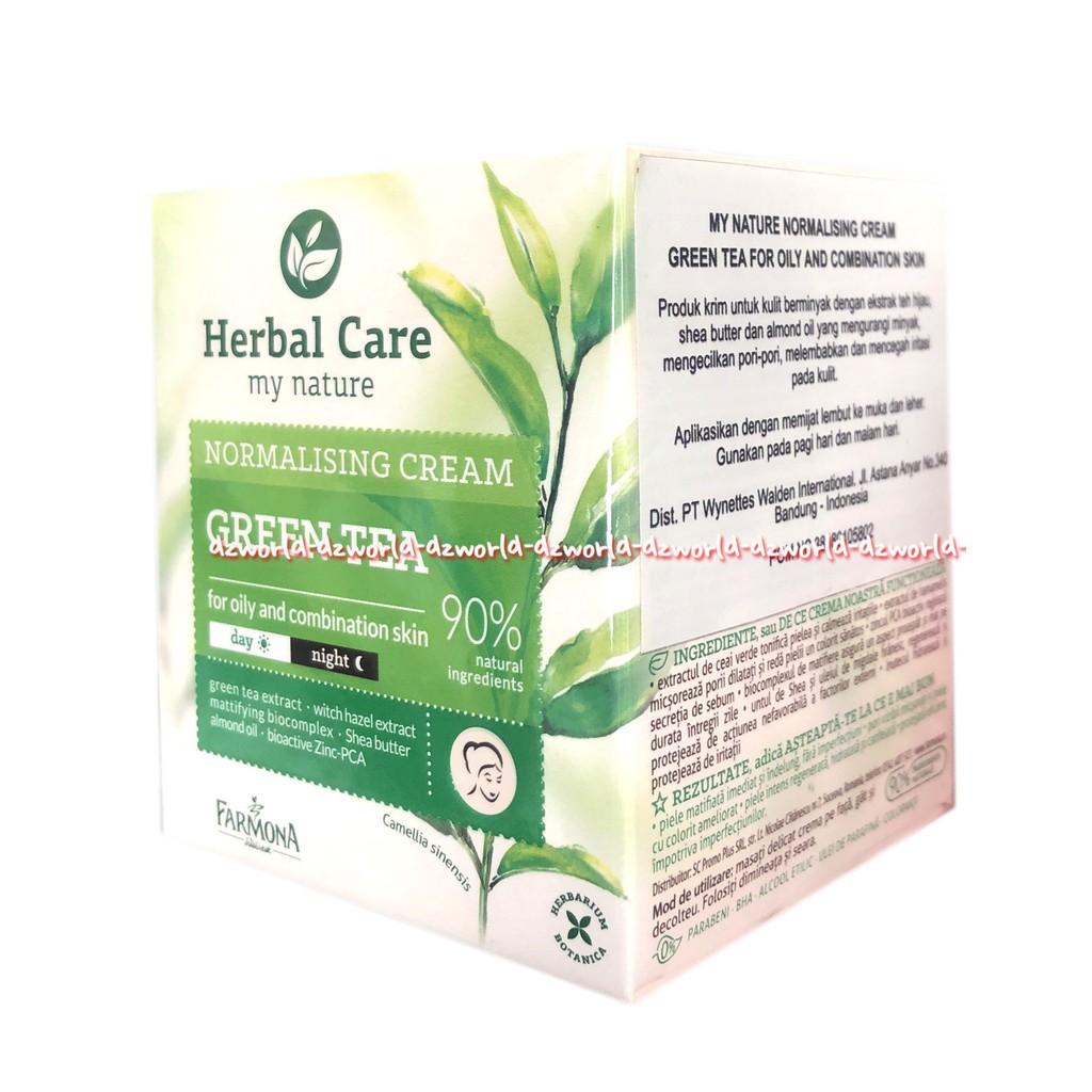 Herbal Care My Nature 100ml Normalising Cream Green Tea For Oily And Combination Skin