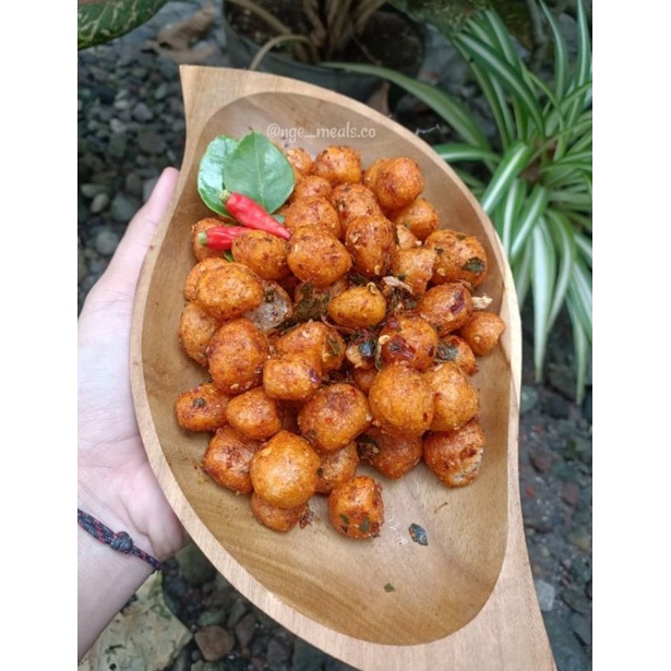 

CIMOL KERING PEDAS DAUN JERUK by Ngemeals / CEMILAN homemade / Snack pedas