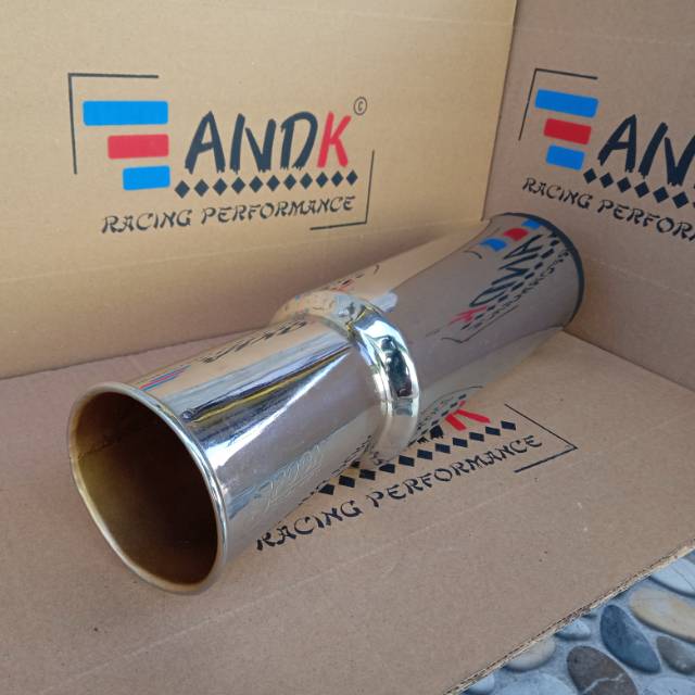 Knalpot Mobil Racing Spoon Sport Chrome