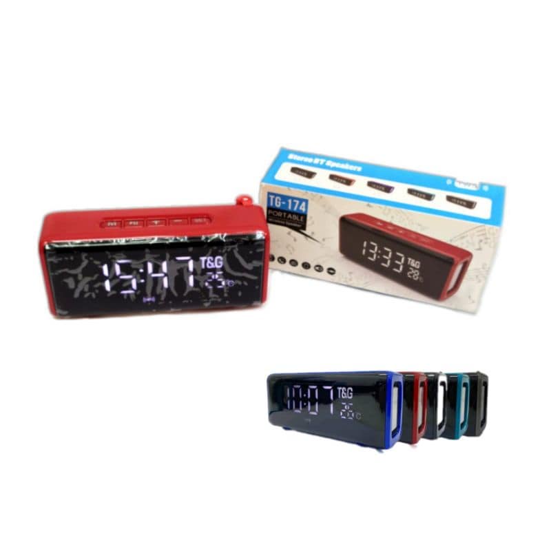 Speaker bluetooth TG-174 musik box Bluetooth Jam Alarm