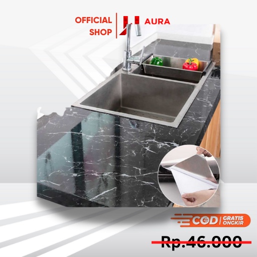 Sticker Wallpaper Meja Dinding Dapur Anti Minyak / Stiker Wallpaper Walpaper Dinding Tembok Dapur Ka