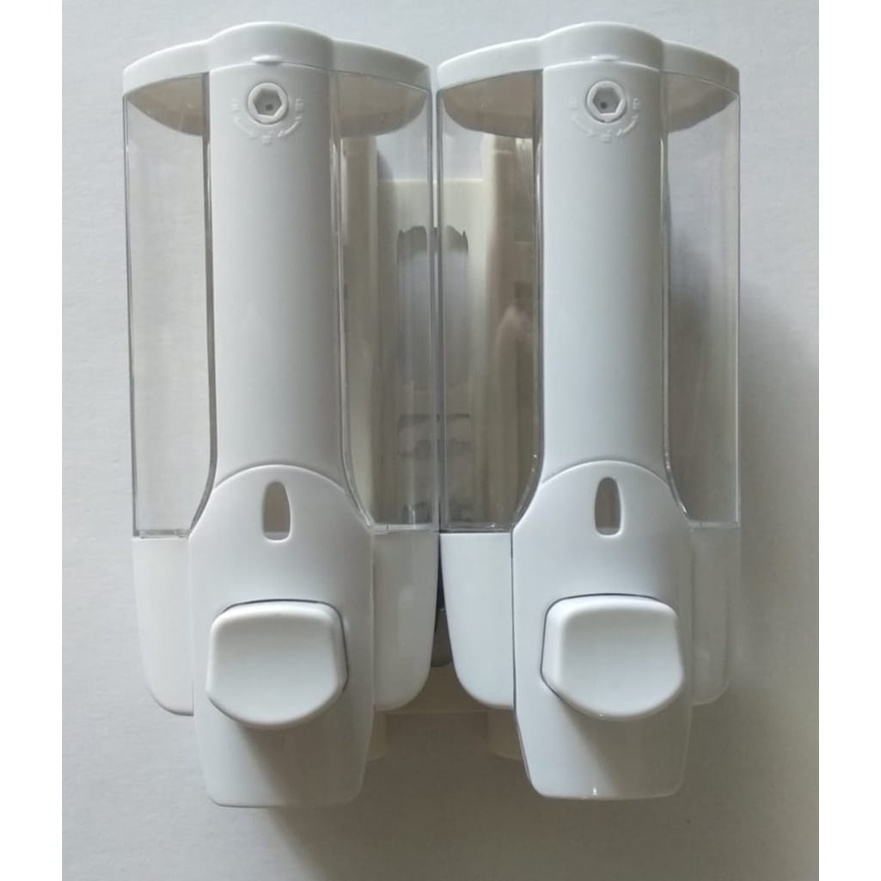 Soap Dispenser Tempat Sabun Cair Double - Dispenser Sabun 2 Tabung