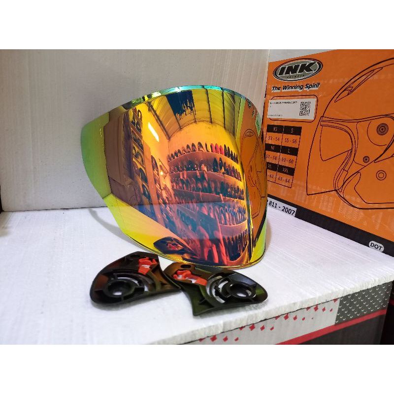 Flat visor DYR mudel kyoto / flat visor kyt Venom open pnp dyr helmet / dyr osaka ( bonus rachet )