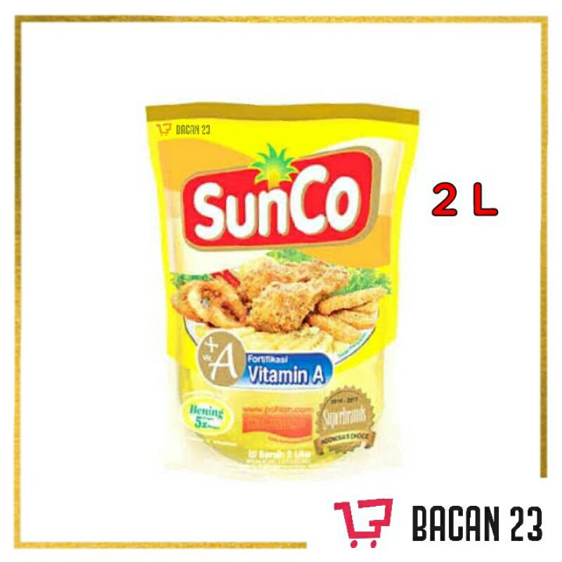 

Minyak Goreng SunCo Refill (2 Liter) / Minyak Goreng / Bacan 23 - Bacan23