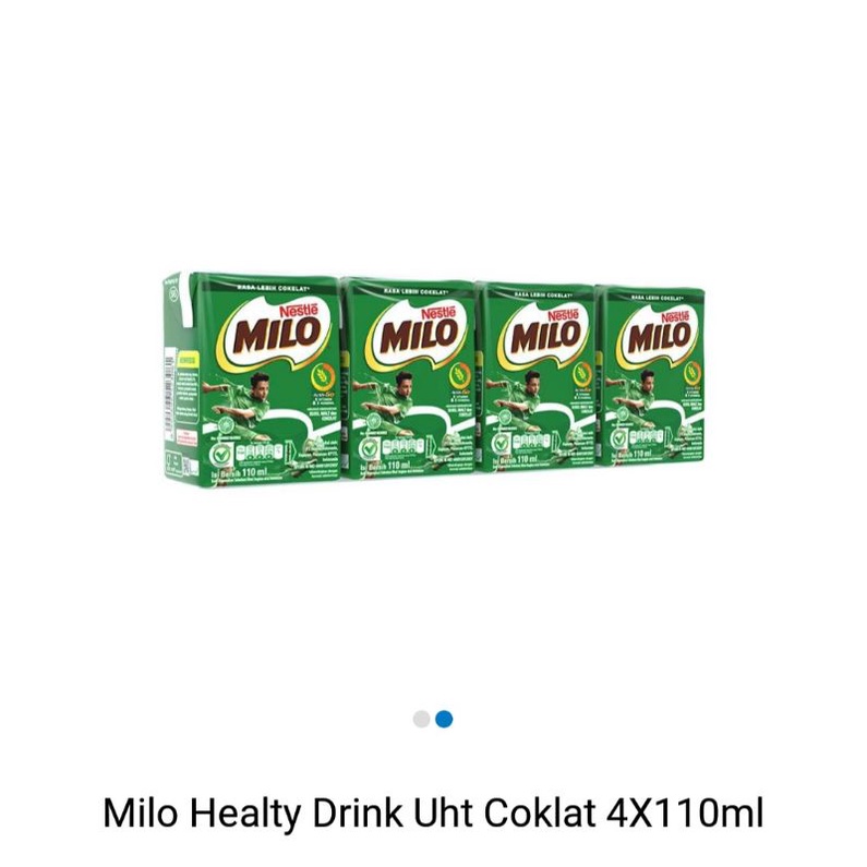 

(promo) UHT milo 4 x 110 ml