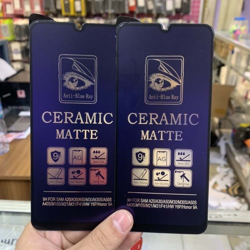 Ceramic Glass Vivo V20 V20 Se New - Matte Anti Blue Ray Screen Protector - UA