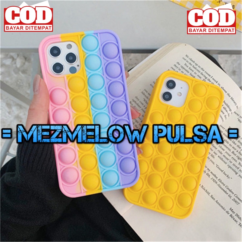 Case Lembut Soft Case POP IT TIKTOK Rainbow Silicone IPHONE 12 PRO MAX