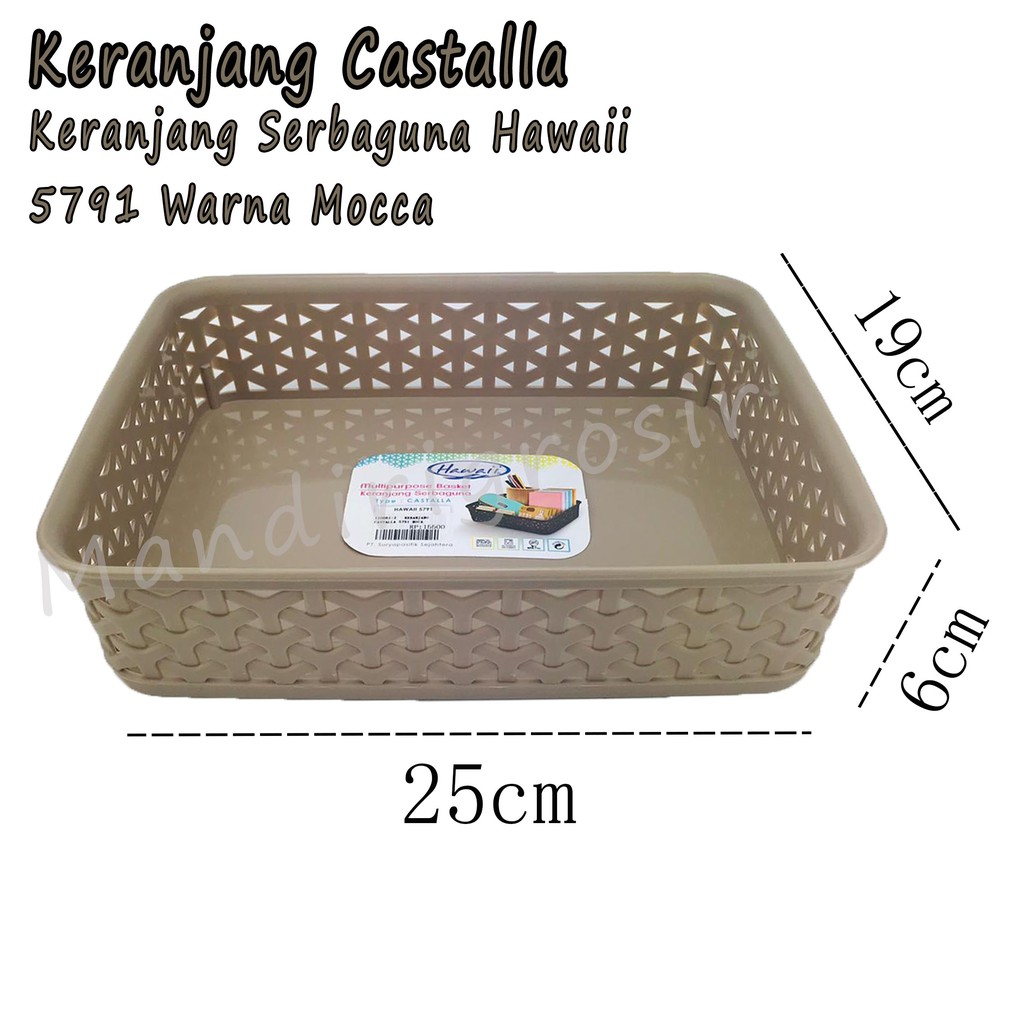 Keranjang * Castalla * Hawaii 5791 * Serbaguna * Mocca