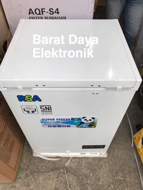 RSA Chest Freezer Box CF-110 Freezer Makanan Beku Freezer Daging