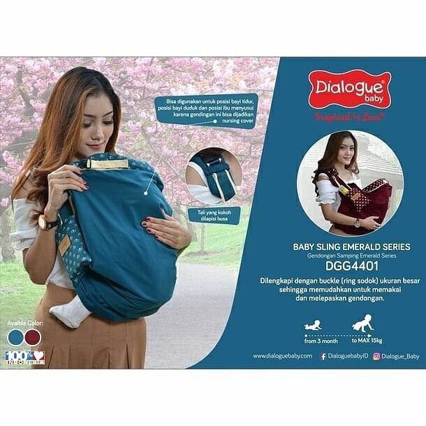 DIALOGUE GENDONGAN BAYI SAMPING EMERALD SERIES [DGG4401]