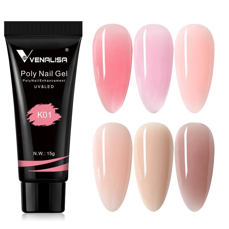 Polygel Venalisa / Polygel Acrylic Gel 15ml Nail Extention Venalisa / Gel Extension Kuku 15ml