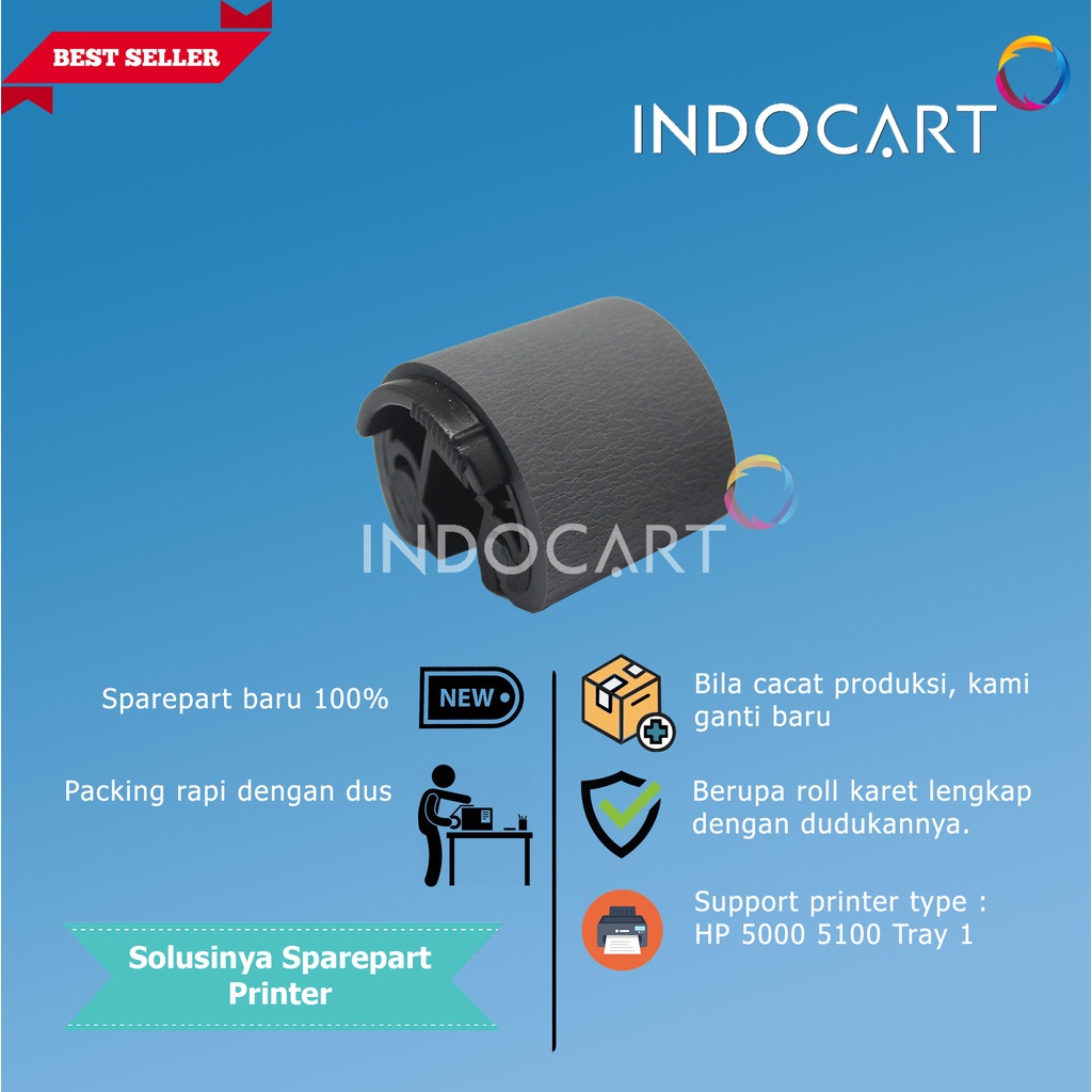 Pickup Roller-HP 5000 5100 Tray 1 RB2-1820
