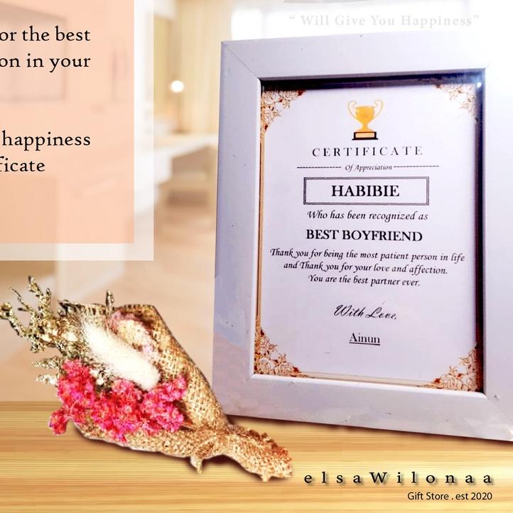 ◄ Sertifikat Boyfriend ultah pacar bingkai sertifikat boyfriend ✻