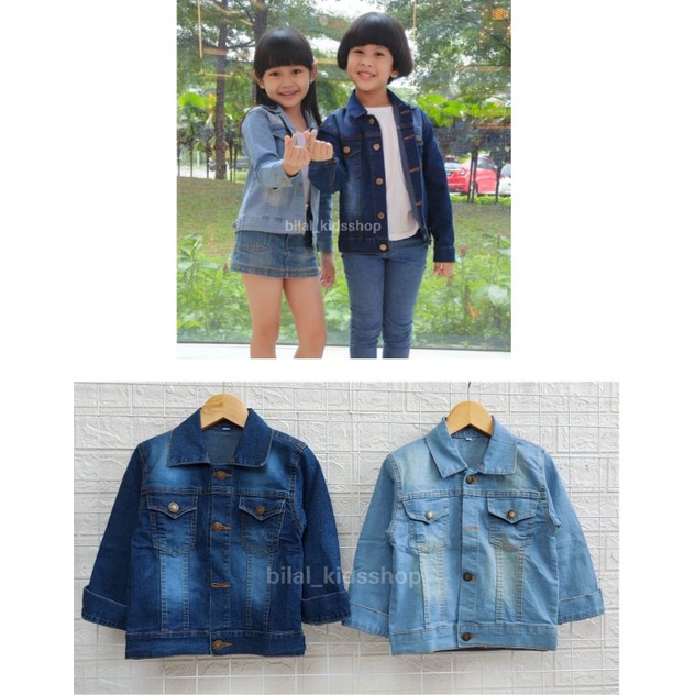 JAKET JEANS ANAK UNISEX  1-12th