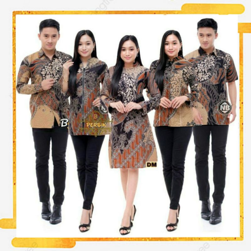 Maura Couple - Sania Ruffle Batik Couple ori Ndoro jowi DNT Garansi Termurah Shopee - Couple Aulia