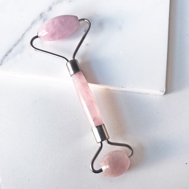 ROSE QUARTZ Face Roller Crystal Facial Massage Guasha For Sliming & Lifting Kosmetik Beauty Tool ASL