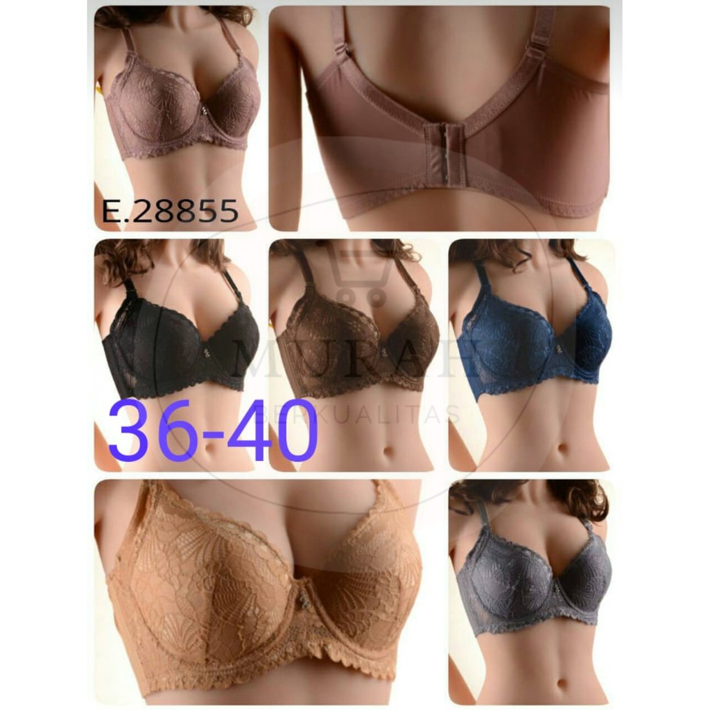 ELENA BH (BRA) WANITA BUSA TIPIS DG KAWAT CUP BESAR E 28855