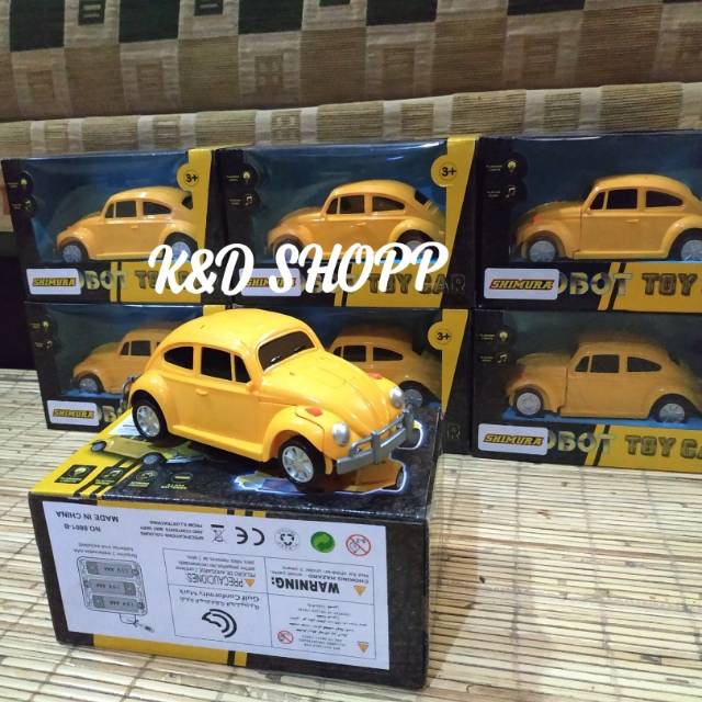 Mainan Mobil Robot-VW-Rc Bumblebe-VW Kodok