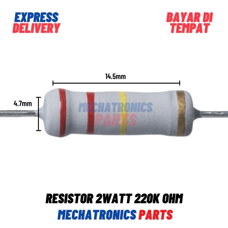 [PAS-9239] RESISTOR 2WATT 220KOHM