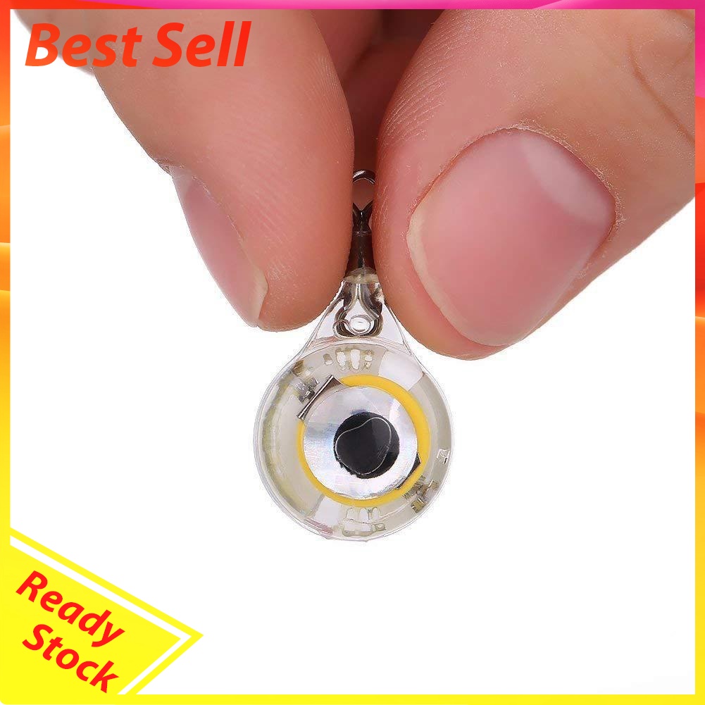 Fishing Lure Trap Light LED Eye Shape Fishing Squid Bait Luminous Lure Lamp