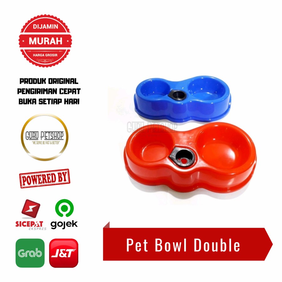 Pet Bowl / Tempat Makan Minum Kucing Anjing Auto Water Dispenser CP-13