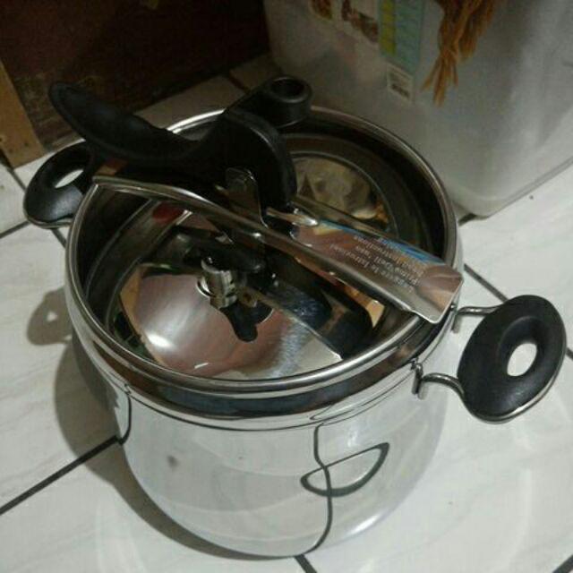 Oxone Ox-1110 Presto Pressure Cooker Ox 1110 Panci Kukus 10l Alat Masak Daging Sayur Tulang Dapur