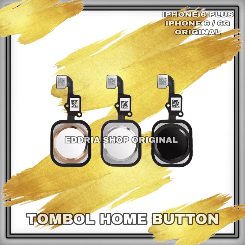 Fleksibel Tombol Home Button 6 / 6G / 6 Plus / 6+ Original