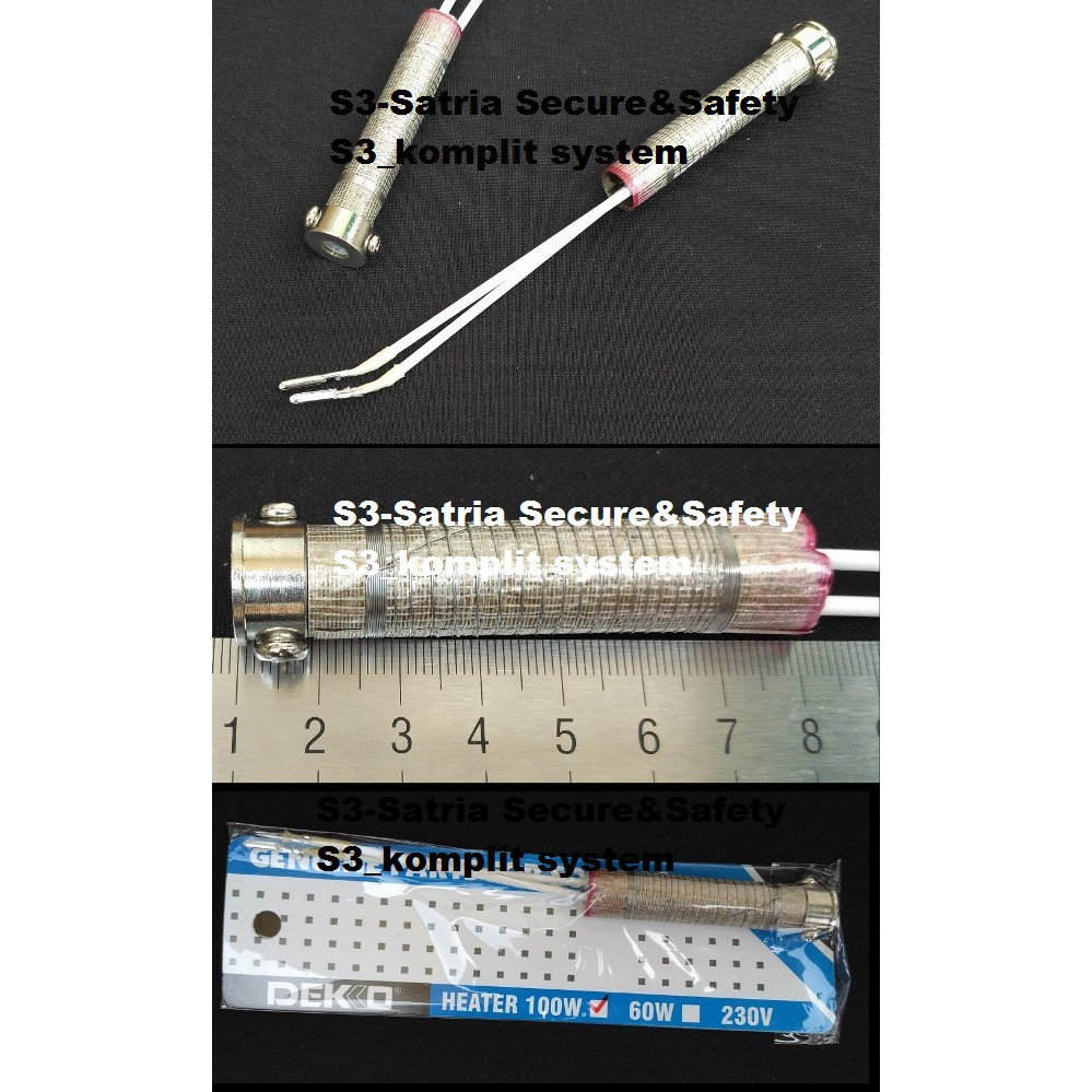 Elemen solder Dekko 100W watt soldering Heater 100 W 100watt deko