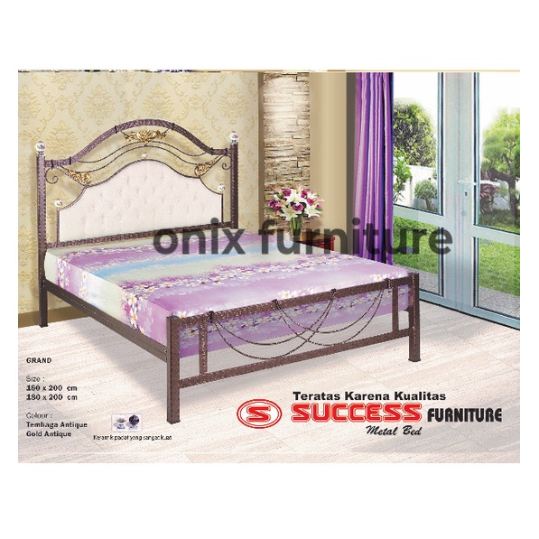 Ranjang / Divan Besi Grand 160x200cm