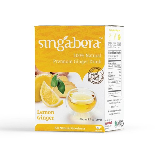 Singabera Premium Ginger Drink (Minuman Jahe Premium) Lemon