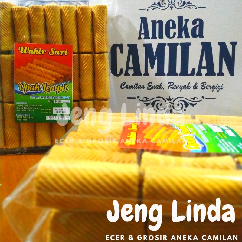 

Opak Lempit / Opak Gambir Rasa Manis Camilan Cemilan by Jeng Linda