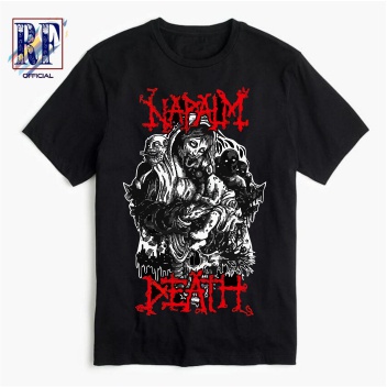 kaos baju band NAPALM DEATH tee vintage music metal rock  musisi BEST SELLER musik pakaian murah ter