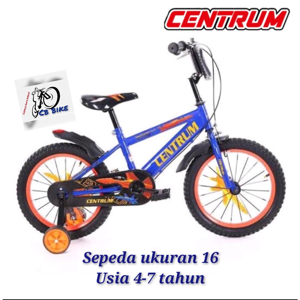 SEPEDA BMX ANAK COWOK UKURAN 16 CENTRUM CT 306 richbike/ velion