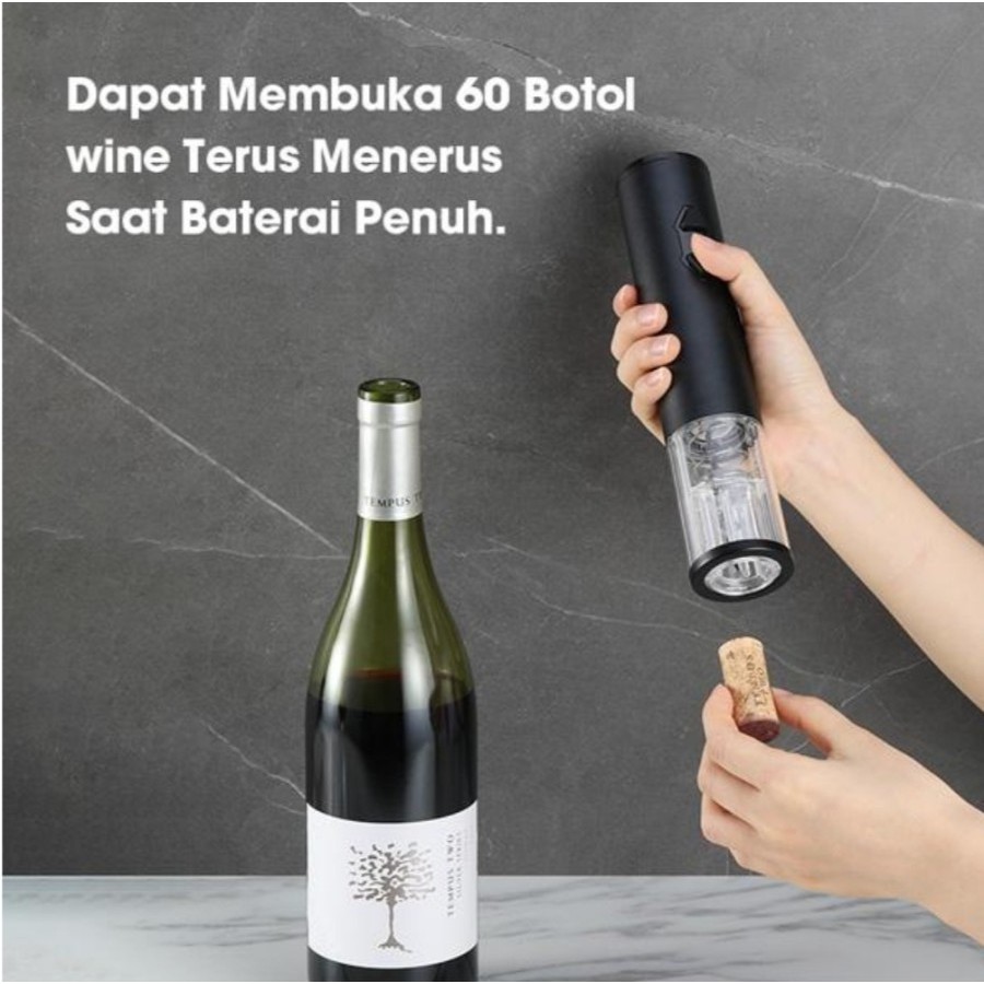 NA -Alat Pembuka Botol Wine Portable Electric Wine Bottle Opener PA01