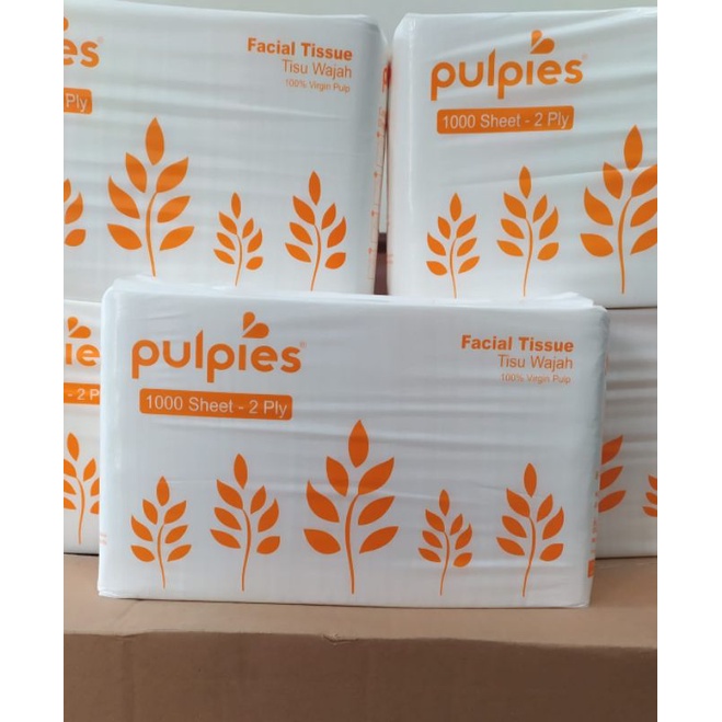 tissue facial nice 900 gram atau Pulpies 1000 sheets-2