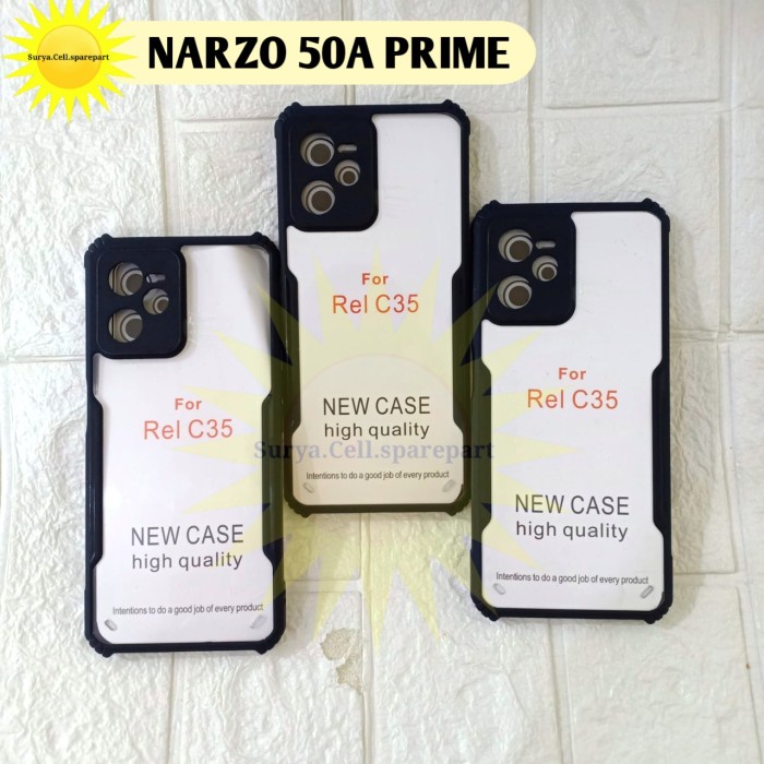 Clear Case Realme Narzo 50A Prime -Softcase Shockproof Narzo 50A Prime