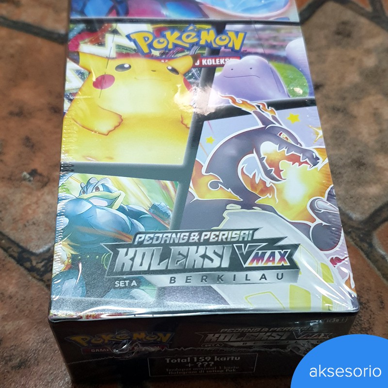 [PROMO] Pokemon TCG Indonesia Seri 7 Booster SC3A Set A VMAX Berkilau Booster Box
