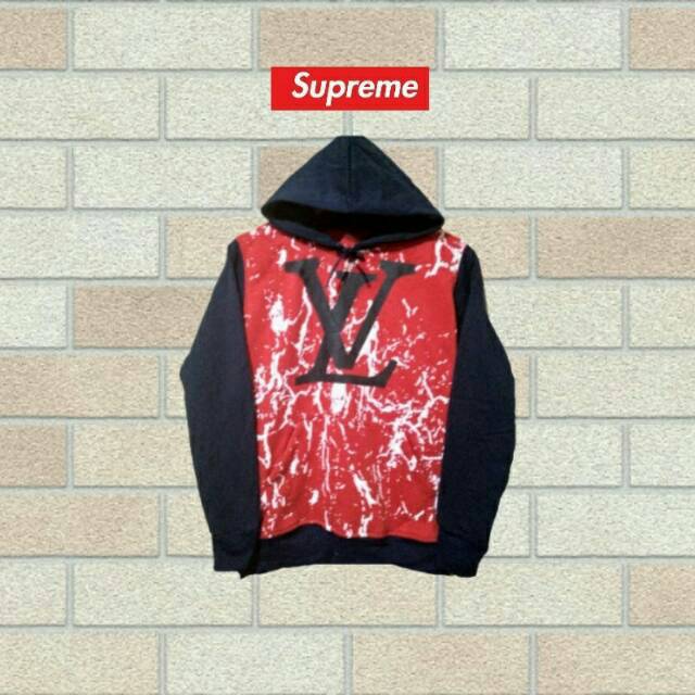 JAKET SWEATER SUPREME LOUIS VUITTON