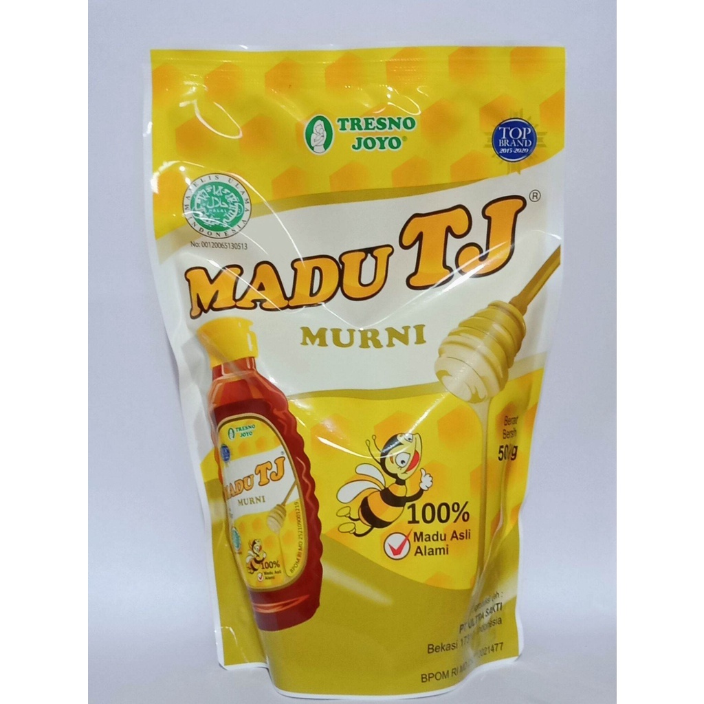 Madu TJ Murni Refill 500gr || Madu Tj pouch