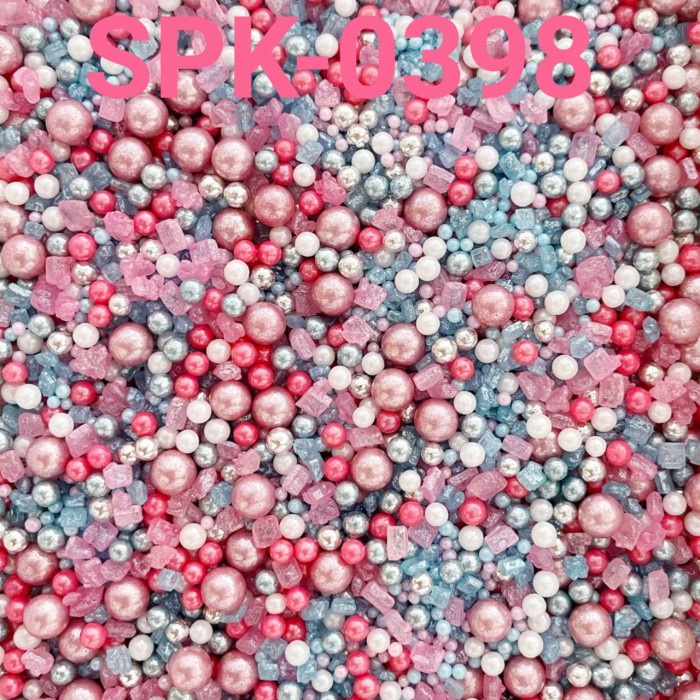 

SPK-0398 SPRINKLES SPRINGKEL TRIMIT 1KG BATU PERMATA ROCK SUGAR PEARL BEST SELLER