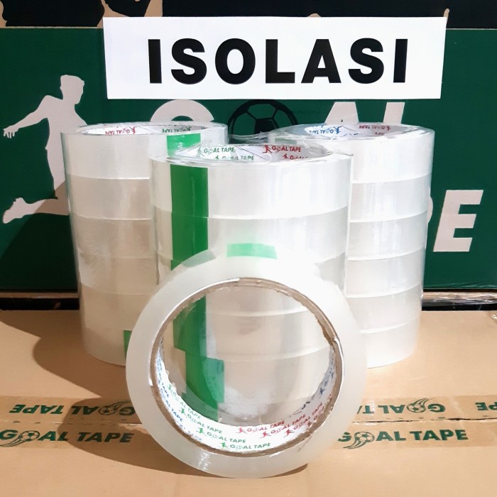 

PEREKAT-PENGIKAT- ISOLASI MURAH 1" × 72 YARD/ SOLASI/ LAKBAN 24MM/ ISOLATIP/ SELOTIP -PENGIKAT-